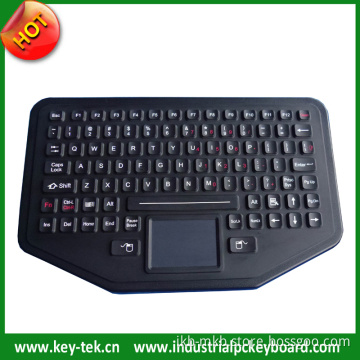 IP68 Dynamic Silicone Industrial Keyboard with Touchpad